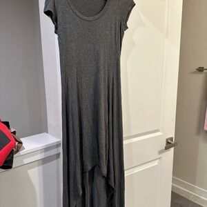 Forever 21 Charcoal High Low Dress